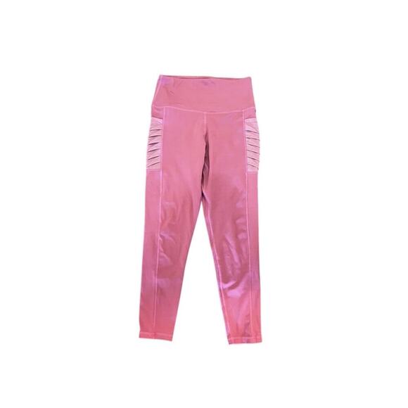 EUC Leg End soft pink leggings with side pocket and design - Picture 1 of 5